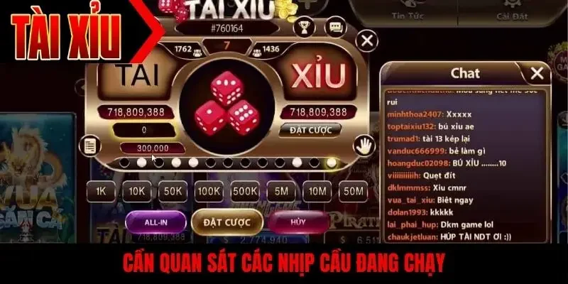 Cần quan sát các nhịp cầu đang chạy